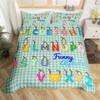 Cartoon Animal Duvet Cover Twin King Cute Cat Bedding Set Microfiber Paw Butterfly Floral Comforter Cover For Kids Girl Bedroom