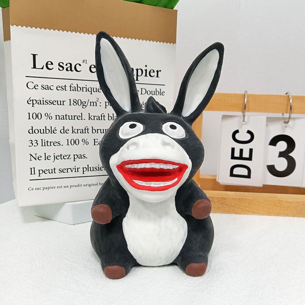 Slow Rising Squeeze Toy Indestructible Donkey Shape Squeeze Toy Stress Relief Toy  For Kids