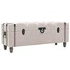 VidaXL Ensemble de bancs de rangement 3 pcs Bois massif et acier 245762