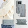 Crossbody Flip Leather Phone Case For XiaoMi 15T Pro 14T 13T 12T 11T Pro Strap Wallet Card Holder Kickstand Mirror Cover Coque
