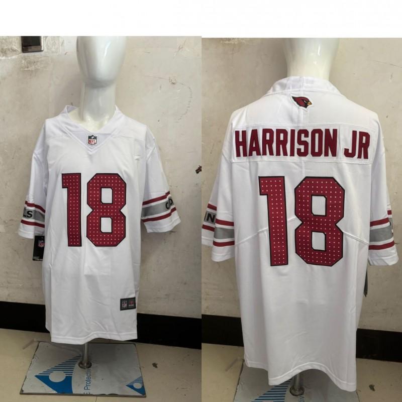 2026 NFL Arizona Cardinals Second Gen Embroidered Short Sleeve Football Jersey Mens Sports Game Top