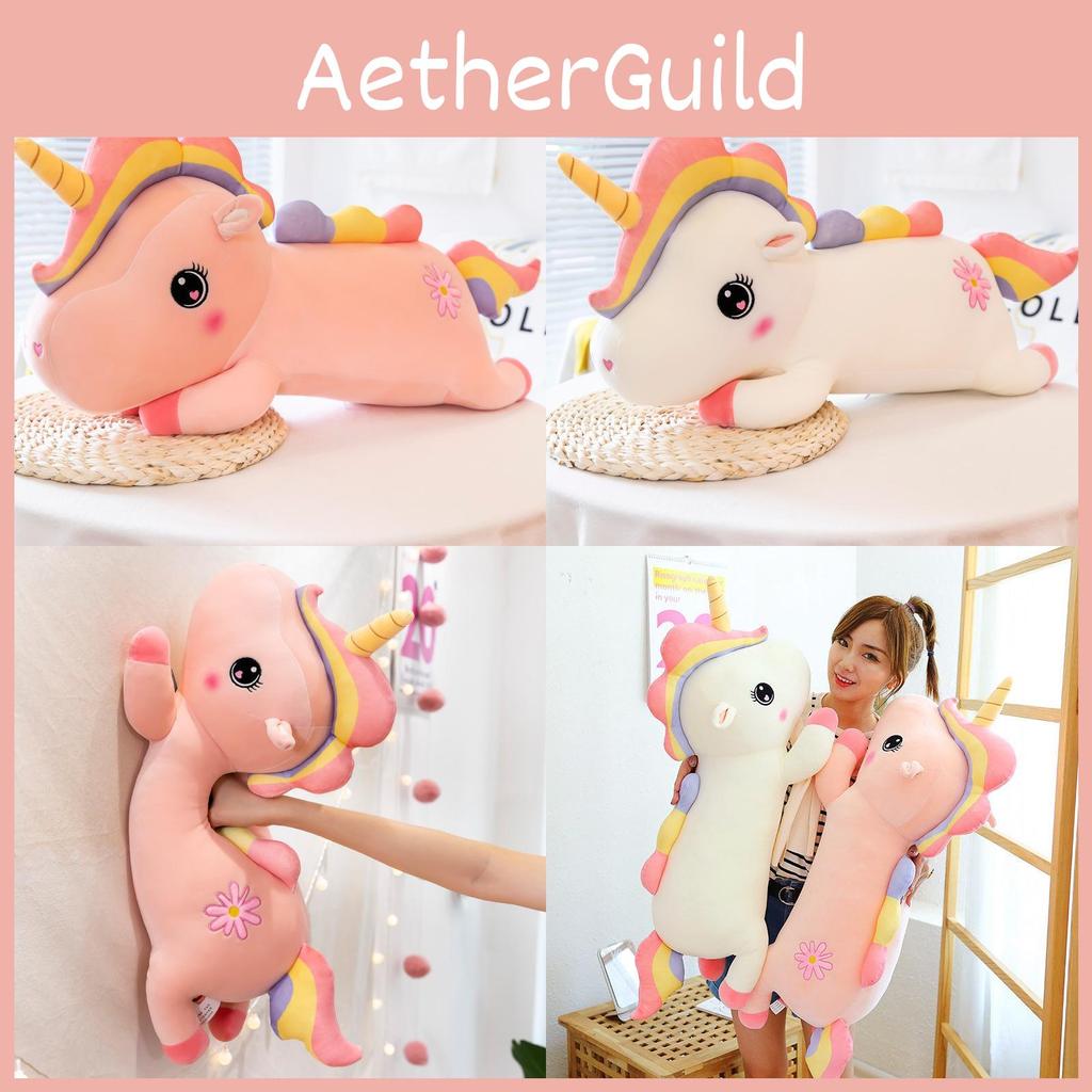 Unicorn Fur Rainbow Toy Daisy Pony Girl Childrens Birthday Holiday Gift Doll