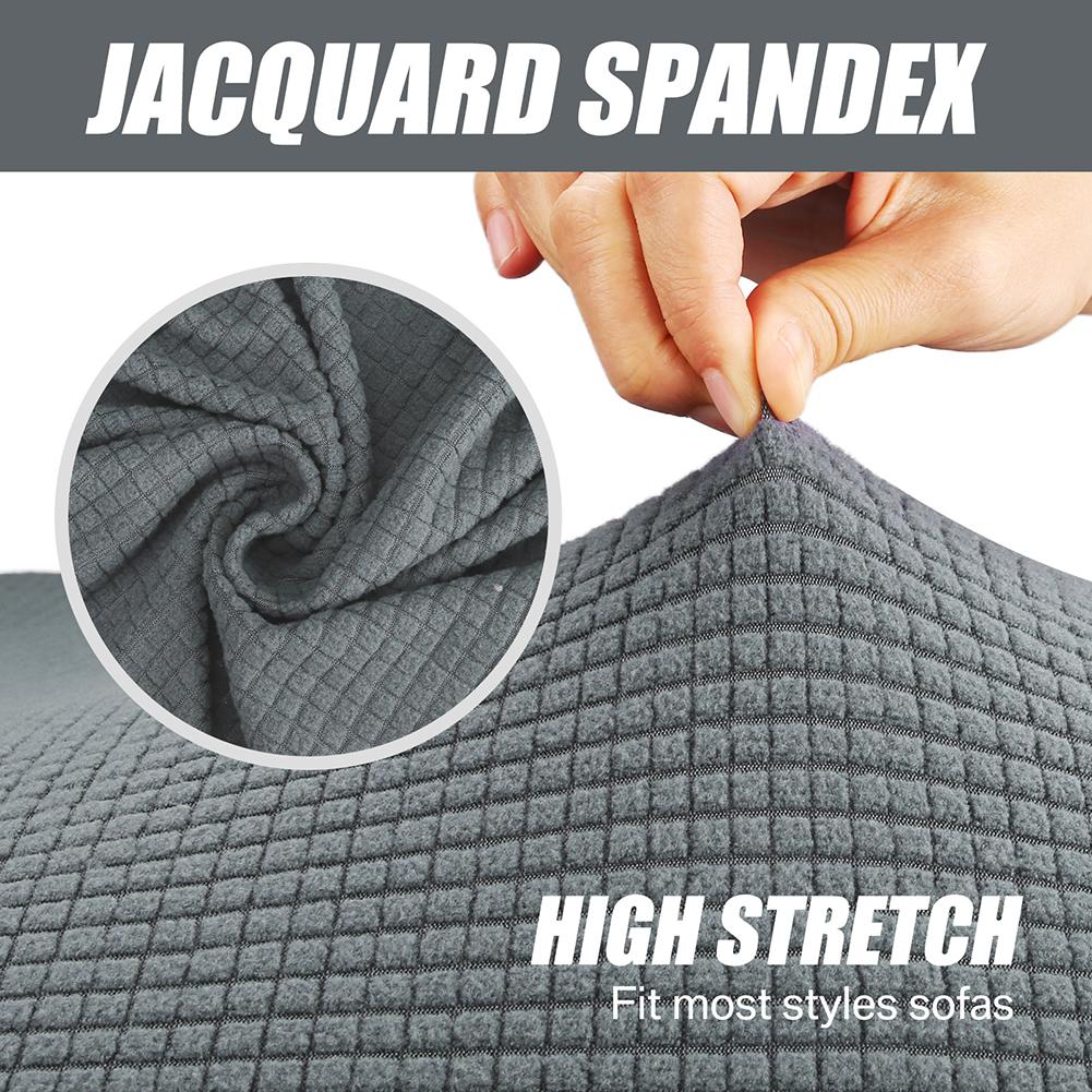 Jacquard Spandex Sofa Cover 1/2/3/4 Seater Stretch Couch Cover for Living Room Sofa Slipcover Furniture Protector for kids pets