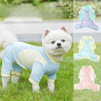 Cooling Clothes Spring and Summer Dog Supplies Cat Ice Silk Cat Vests Sun-protective Dog Clothes Pet Clothes