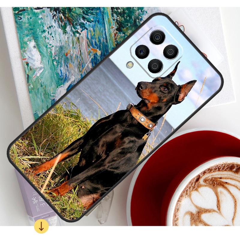 Doberman Dog Case For Samsung Galaxy M20 M31 M16 M36 M56 M33 M53 M13 M12 M32 M52 M15 M55 M14 M35 M34 M54