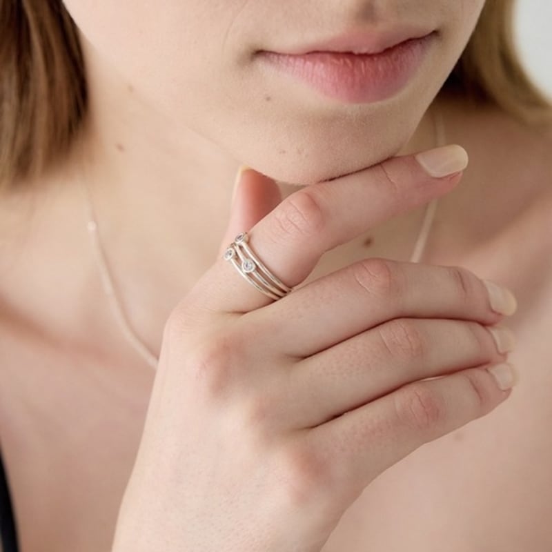 Aphrose Logo Pure Frame Pendant Ring