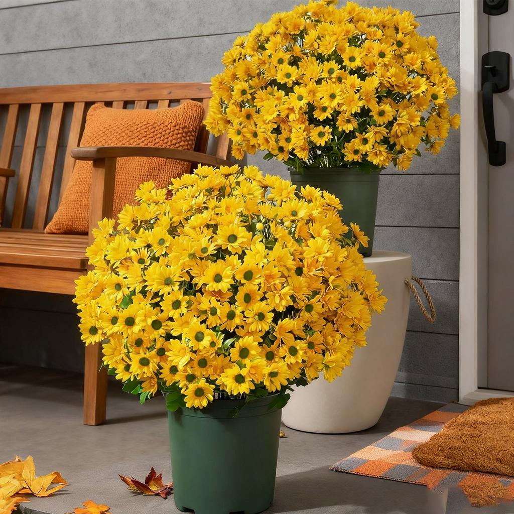 Realistisches Aussehen: Haustür, Veranda, Innenhof, Balkon, Künstliche Außenbereich, Sonnenuntergangsblumen
