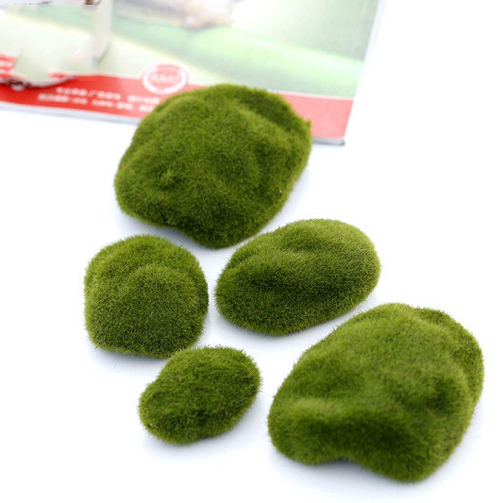 Home Landscape Stone Greenery Artificial Moss Garden Decoration Floor Adornments Plants Decor