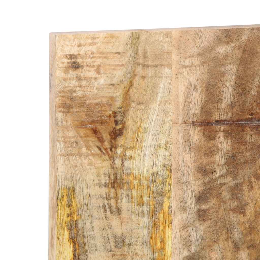 Headboard 120 cm Solid Raw Mango Wood