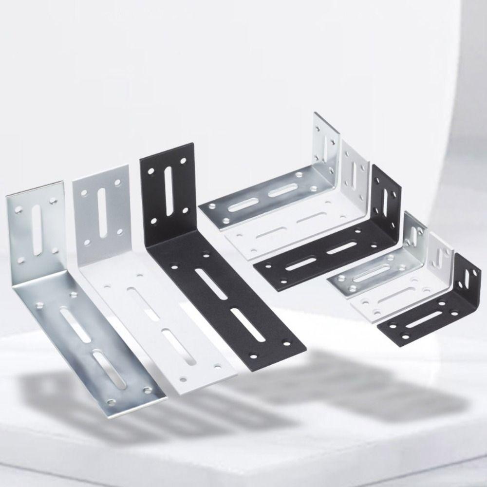 New Stainless Steel/Iron Corner Brackets Space Saving Wall Mounted Fixing Bracket Useful Durable Shelf Bracket Hardware