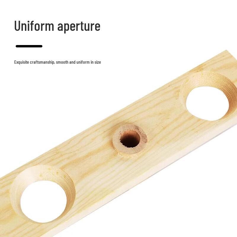 Adjustable Wooden 2-Hole Funnel Rack