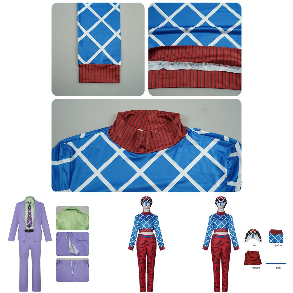 Jojos Bizarre Adventure Kira Yoshikage Guido Mista Cosplay Kostüm Für Anime Rollenspiel
