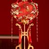 Double-Sided Two-Color Bridal DIY Fan Kit for Chinese Wedding Xiuhe Dress
