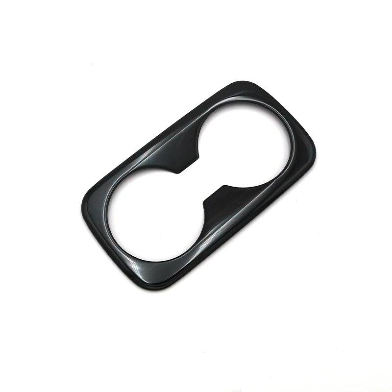 

Для Hyundai Tucson NX4 2022 2023 Hybrid N Line, задний ряд автомобильных сидений, держатель для чашки с водой, накладка, аксессуары из нержавеющей стали чёрный