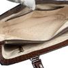 Kate Spade New York Croco Embossed Handbag Leather Brown Women Used