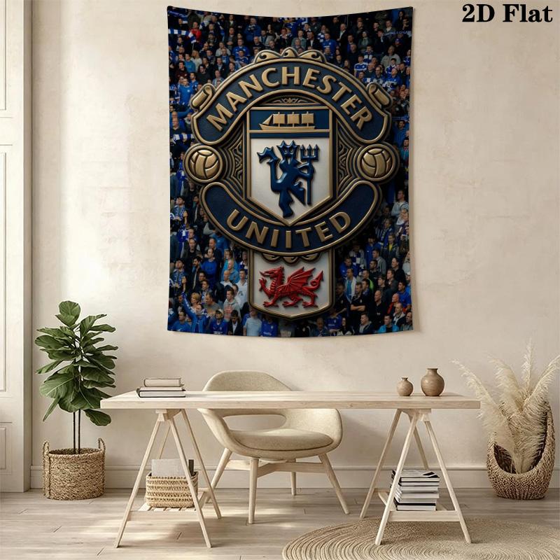 Manchester Crest Artwork Threepiece Set 1 Duvet Cover 2 Pillowcase Without Core Christmas Birthday Gift Duvet Cover And Pillowcase