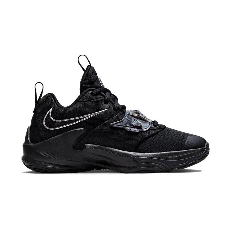 Nike Zoom Freak 3 Grade School 'Black Metallic Silver' (Unisex) Black / Wolf Grey / Pink Blast / Metallic Silver Kids' Basketball Shoes DB4158 002