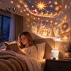 Christmas Projector Lamp Magical Projection Night Light, Indoor Room Transformer with Bedroom Star for Holiday Scenes, LED Desktop Bedroom, Home Decor