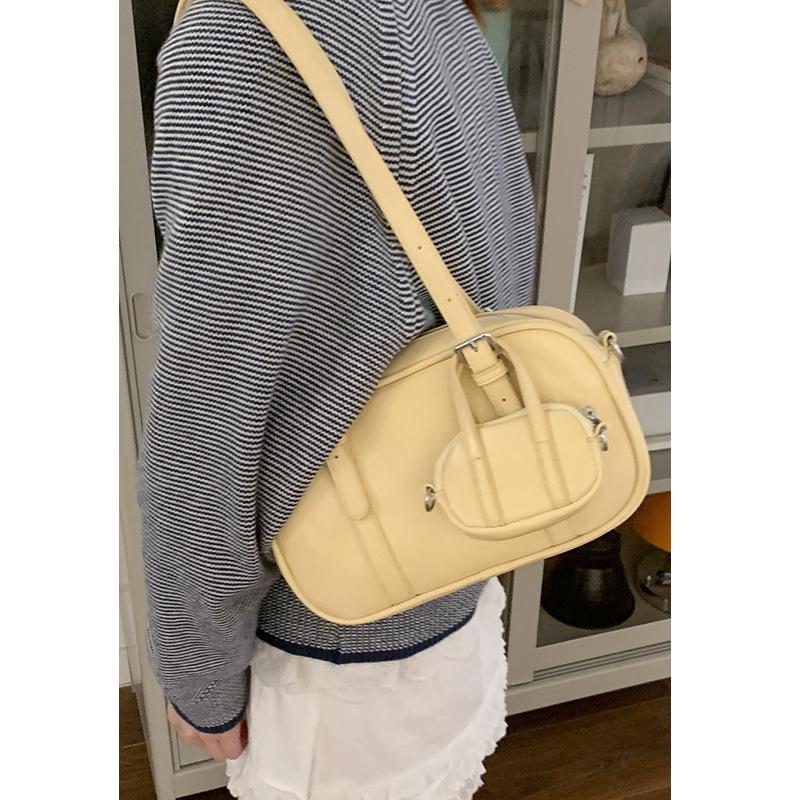 

Premium texture foreign style handbag women s 2025 new fashion underarm bag versatile commuter shoulder messenger bag жёлтый