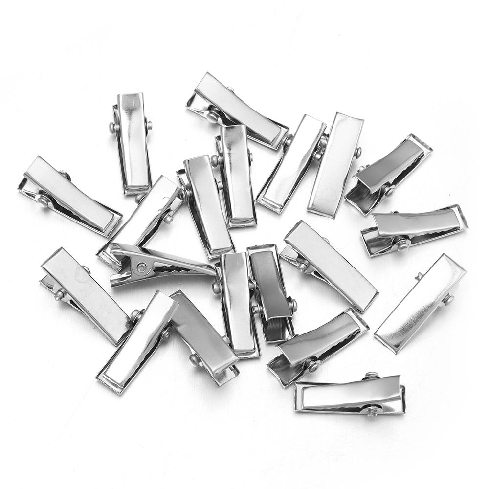 20-50pcs Metal Hair Alligator Clips Iron Duckbill Flat Hairpins  For Women Girl DIY Jewelry Hair Clips Ornament Hair Accessories
