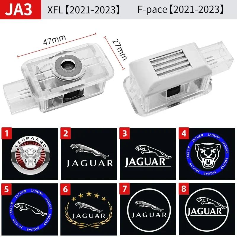 2Pcs Car Door Welcome Light Led HD Projector Lamp Courtesy Lights For Jaguar XJ XK XJL XE XF F-TYPE XFL F-pace Accessories PP21