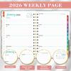 2026 Planner - Planner 2026 with Tabs, Jan. 2026 - Dec. 2026, 2026 Planner Weekly and Monthly, 2026 Calendar Planner, Weekly and Monthly Planner,