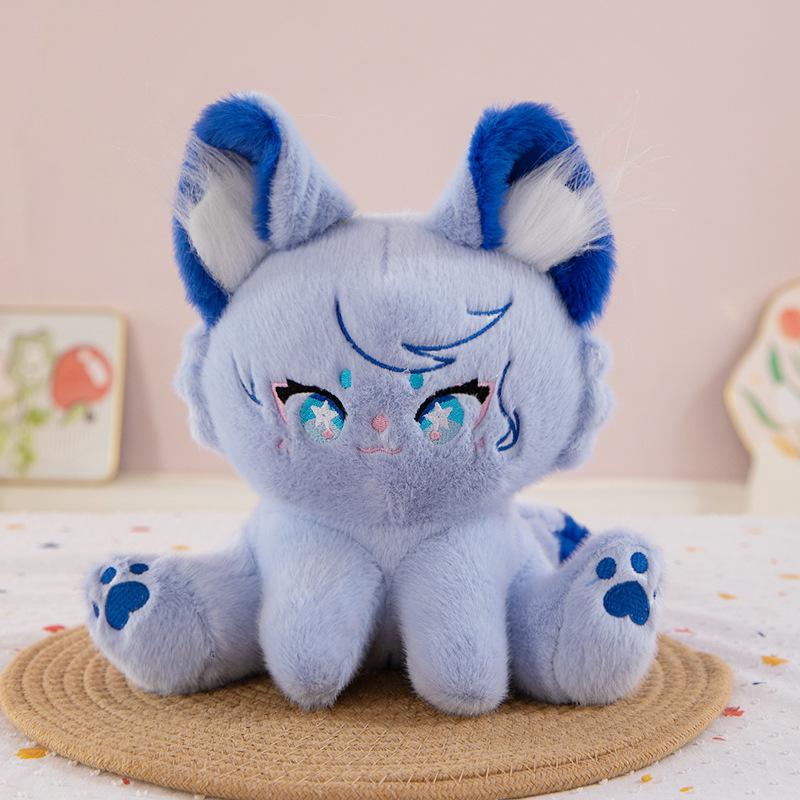 SpielperipheriegeräteManye Katzenpuppe acht Zoll Katze Plüschtier Spielpuppe Anime Kissen niedliche Puppe