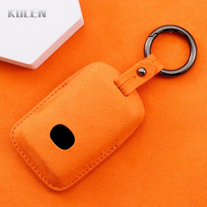 Auto Smart Key Fob Cover Case Fit For Mazda 3 6 Alexa Cx30 Cx3 Cx-3 Cx-4 Cx5 Cx-5 Cx8 Cx-8 Cx-30 Cx9 Cx-9 Mx30 Mx5 Mx-5 Genuine Leather Remote Bag