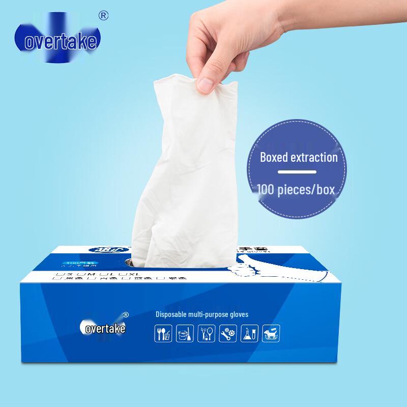 Chao Hu Disposable Powder-Free Textured Nitrile Gloves