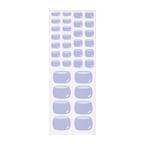 

Gel Toenail Strips with File Easy Apply Remove No LED Lamp Needed Adhesive Nail Sticker Home Manicure DIY Toe Nail Polish Wrap