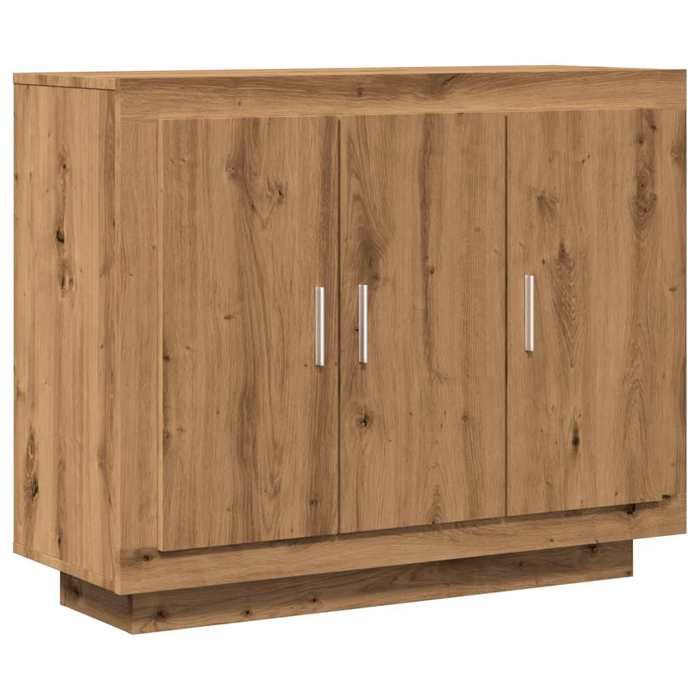 VidaXL Buffet Artisanal Oak 92x35x75 Cm Engineered Wood 856865
