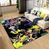 Splatoon,PC Game Gamer Cartoon Area Rug,Carpet Rug for Living Room Bedroom Sofa Doormat Decoration, Kids Play Non-slip Floor Mat
