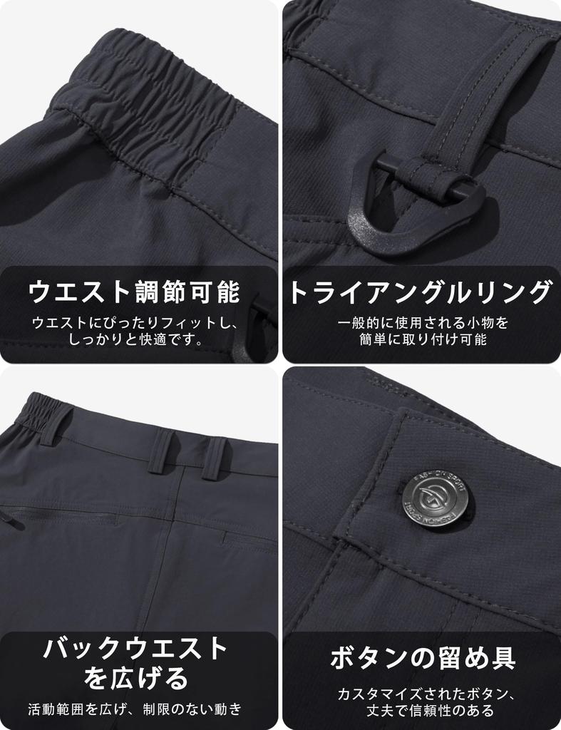 [TACVASEN] Tactical Pants for Men, Water-Repellent, Outdoor Pants, Fishing Pants, Military Pants, Lightweight, Breathable, Mountain Pants, Hiking Pant