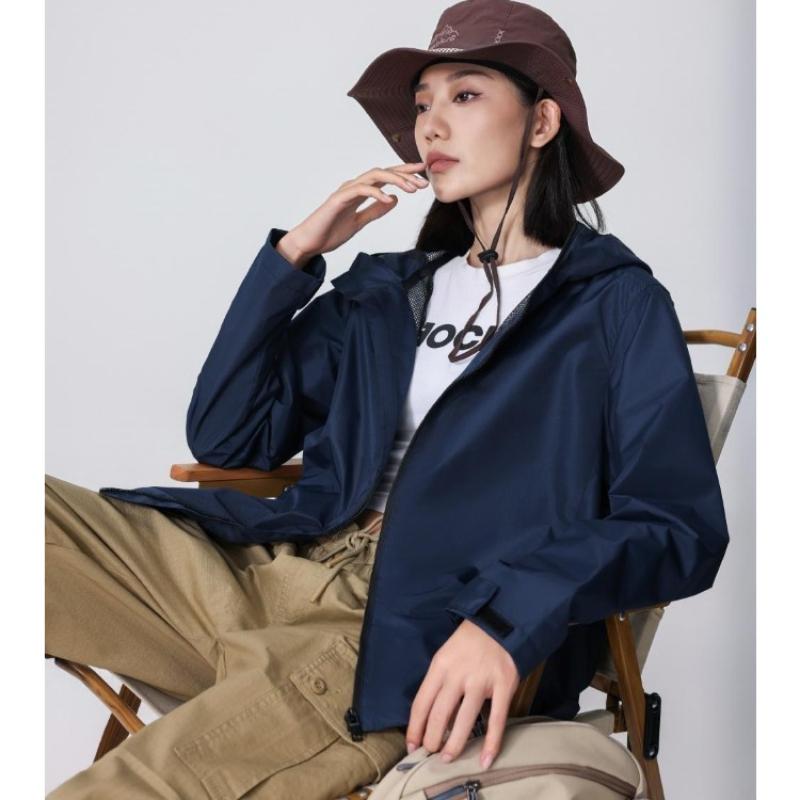 Corta-ventos Jaquetas Básicas Modelos Finos da Moda do Mesmo Tecido Corta-vento para Homens e Mulheres Jaqueta Rushing YG-998