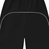 Fear of God Essentials Relaxed Fleece Sweatshort With Piping Jet Black/Cloud White Men Bottoms 160SP254550F