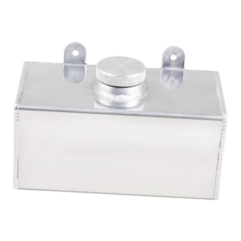 Universal Alloy Windscreen Washer Bottle Aluminium 2L Intercooler Spray Water Tank for Automotive Use