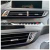Headlamp Light / Glove Box / Water Cup Panel / Dashboard Air AC Vent Cover Trim Accessories For Peugeot 3008 5008 GT 2017 -