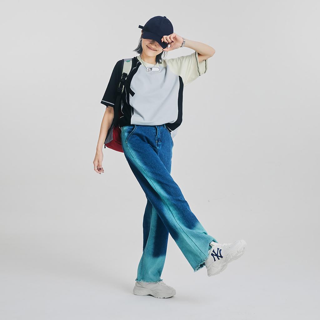 New MLB Big Ball Chunky 3D New York Yankees Low Top Chunky Sneakers Unisex White 3ASHBCW3N-50WHS