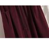 Dimanaf 2024 Autumn Winter Plus Size Long Women Skirts Solid A-Line Oversize Lady Elegant High Waist New Skirts