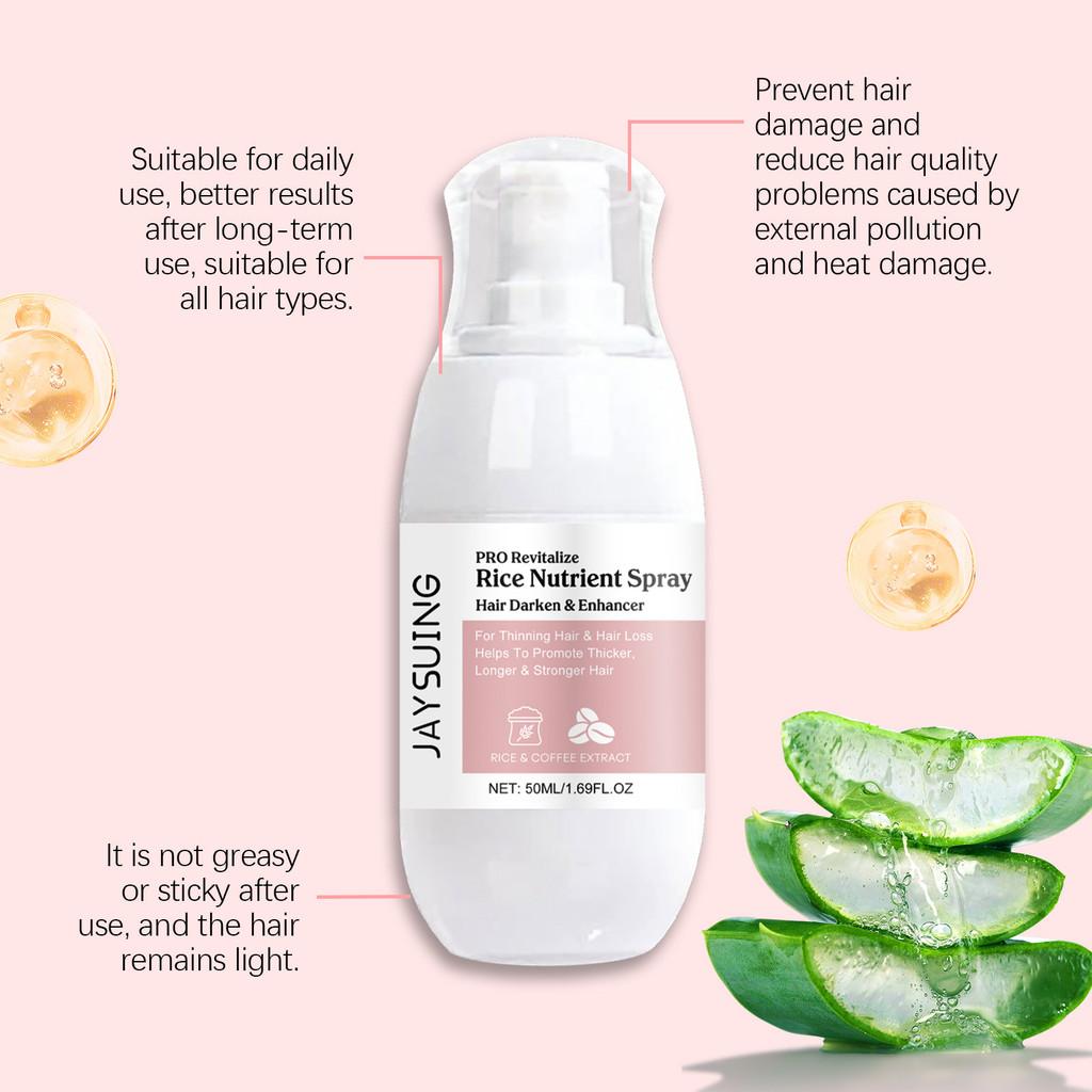 Jaysuing Nourishing Hair Care Spray Hydrating Smooth Frizz Control Shine Enhancer 50ml