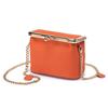 New fashion chain bag, simple and portable shoulder messenger bag, genuine leather multi-functional gold storage bag, large capacity