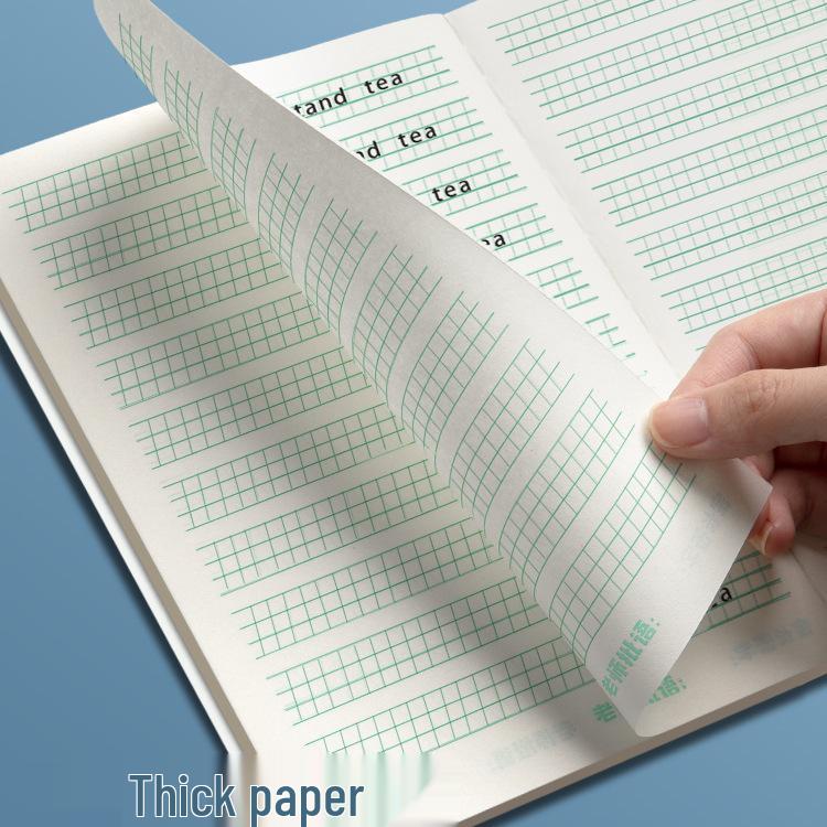 16K English Calligraphy Training Notebook - Standard Frame Writing Paper for Elementary Students.