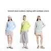 Li Ning Outdoor CF Leicht Atmungsaktiv Eisgefühl Bequem UPF 50+ Sonnenschutzkleidung Damenbekleidung Gelb Grün AFDW214-2
