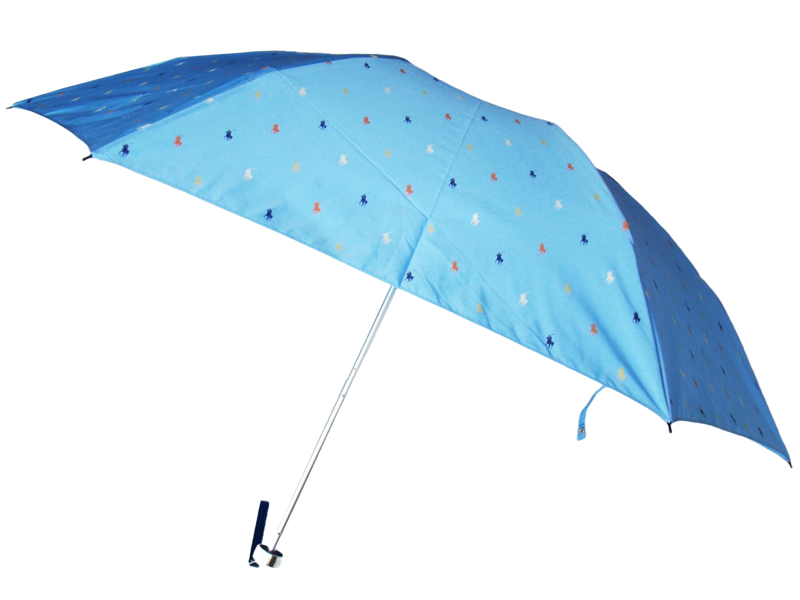 

Polo Ralph Lauren Polo Pony Print Folding Blue All-Over Umbrella,