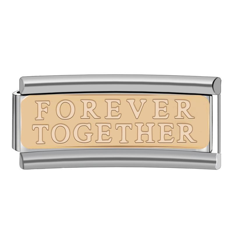 9mm DIY taliansky náramok z nehrdzavejúcej ocele pre ženy