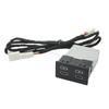 Car Fast Charger Dual TYPE-C PD Port Charging Interface Adapter for Toyota Camry For Corolla RAV4 Land Cruiser 18-22
