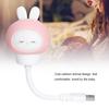 Cute Animal Shaped Night Light USB LED Soft Cartoon Baby Nursery Sleeping Lamp Kid Gift