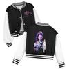 Kids Girls Anime Cartoon POP Singer Super Star Rumi Zoey Mira Printed Casual Long Sleeves Baseball Jacket Coat