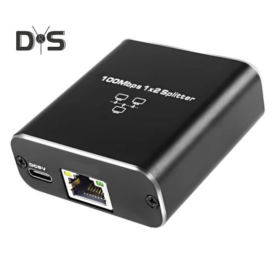 

Разветвитель Ethernet Высокоскоростной сетевой распределитель 100 Мбит/с Универсальный разветвитель Gigabit Ethernet с поддержкой Plug-Play Разветвитель локальной сети с USB-кабелем питания чёрный
