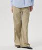 Aheule Ciro Cotton-Touch Banding Wide Straight Pants_Beige